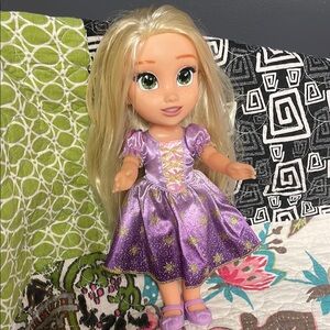 Enchanting Purple Dress Doll with Blonde Hair